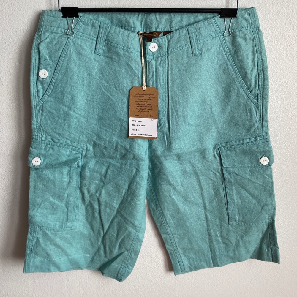 Men’s Linen Shorts Size L